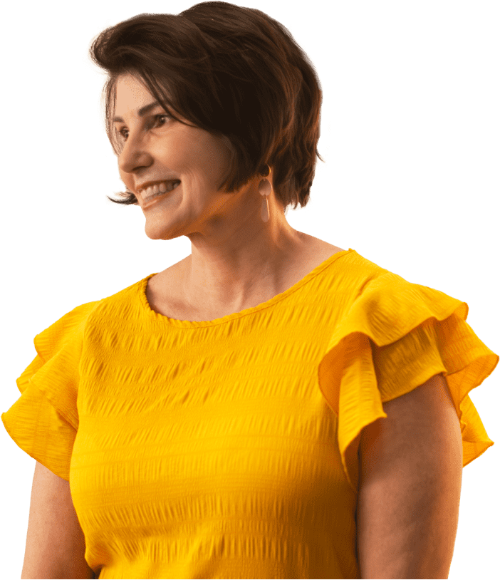 Woman smiling